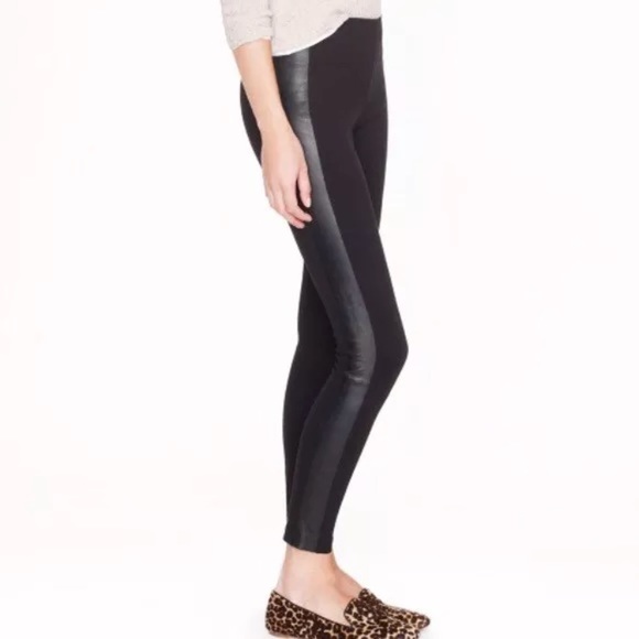 J. Crew Pixie Pant in Leather Stripe 12 - Picture 4 of 8